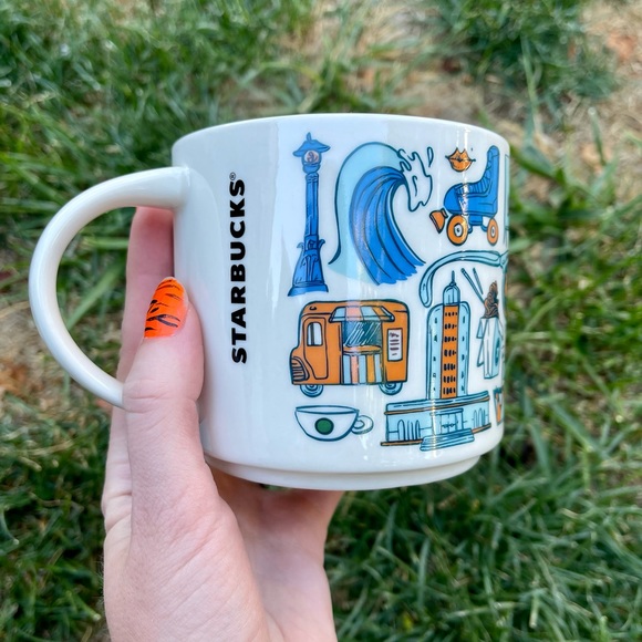 NWT STARBUCKS LOS ANGELES BEEN THERE MUG CERAMIC - Picture 12 of 15